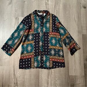 Vintage Multicolor Paisley Shirt